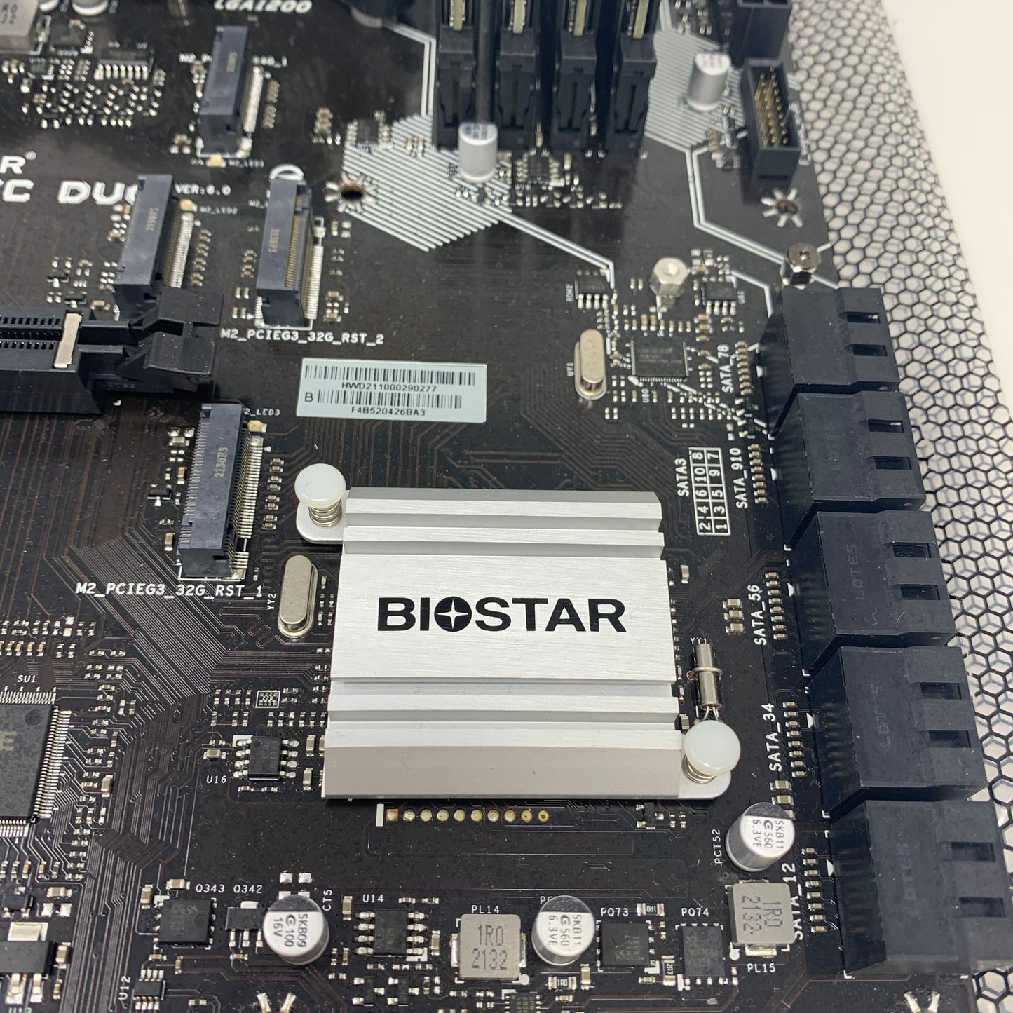Biostar TZ590-BTC DUO Motherboard + Intel Celeron G5925 CPU Combo | 9 GPU Sup
