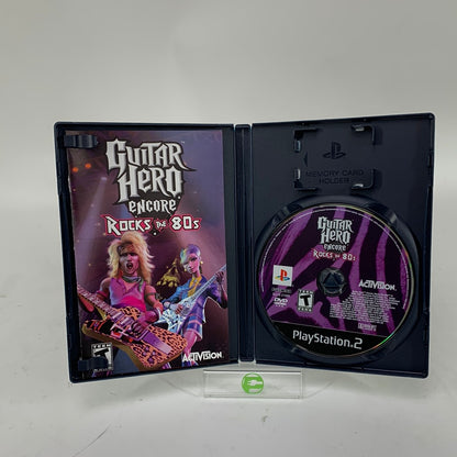 Guitar Hero Encore Rocks the 80's  (Sony PlayStation 2 PS2,  2007)