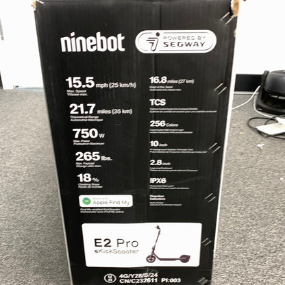 New Ninebot E2 Pro eKick Scooter 051405U