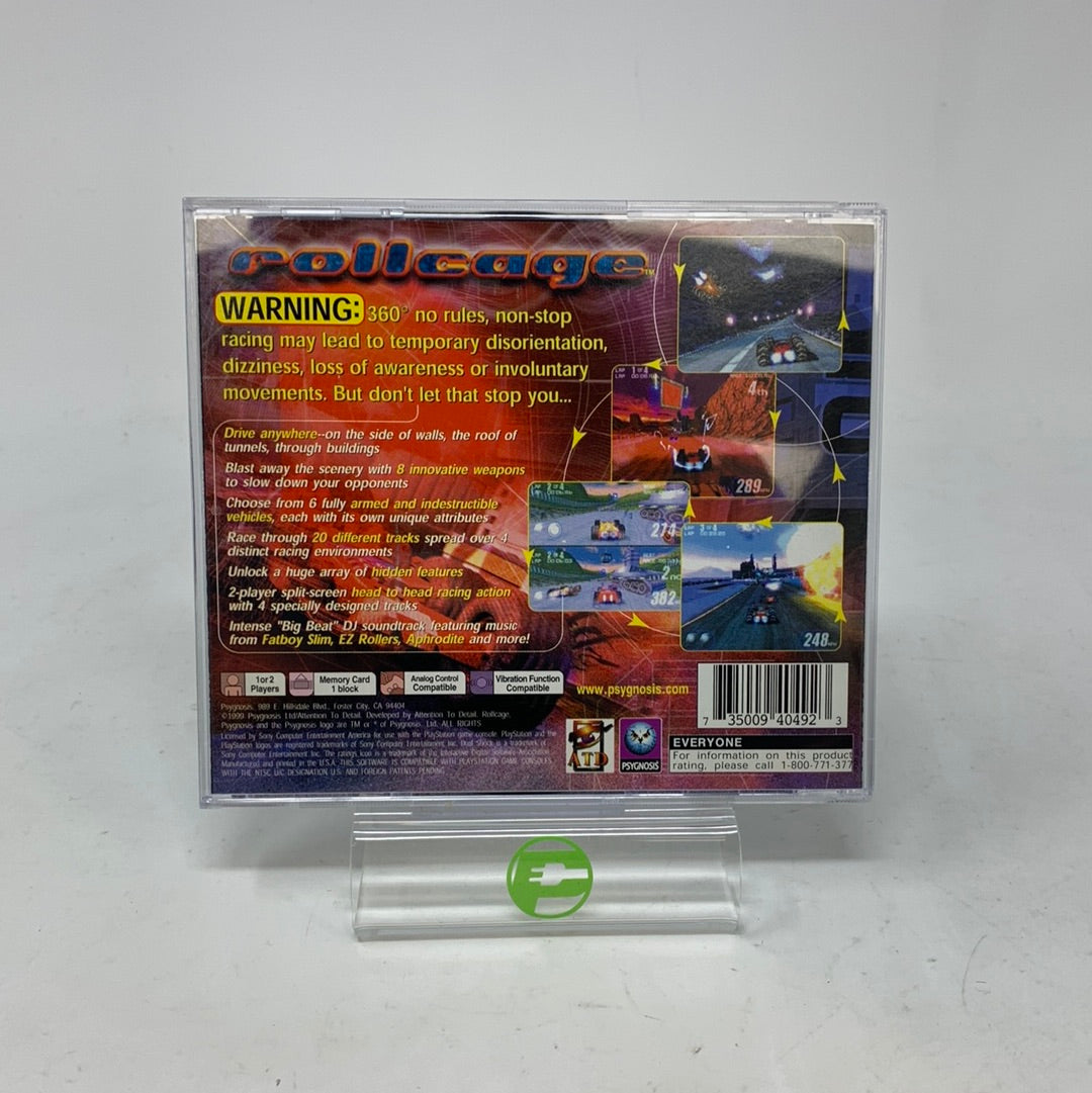 Rollcage (Sony PlayStation 1 PS1, 1999)