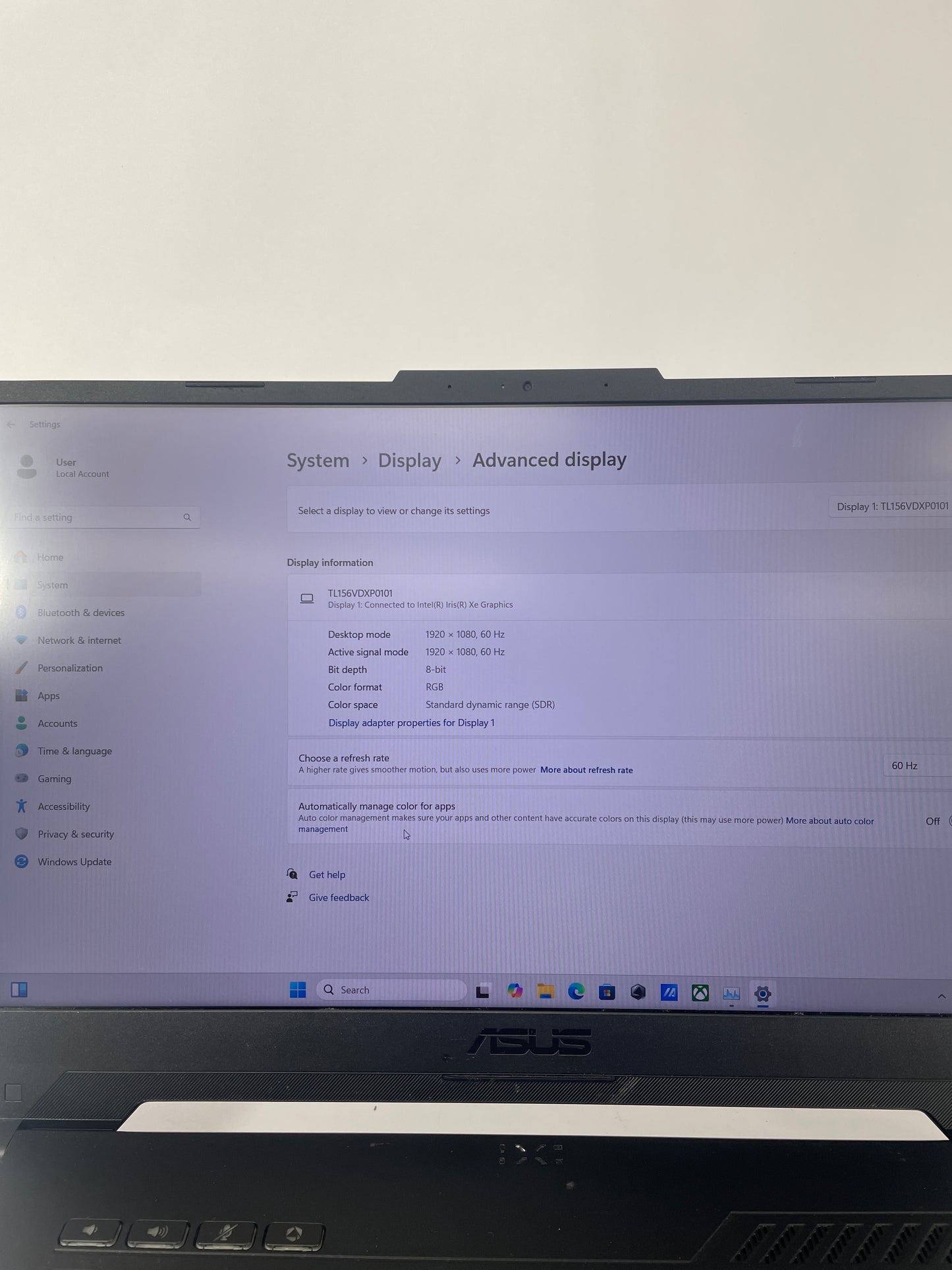 ASUS F15 GAMING FX507ZM-ES74 i7-12700H 2.3GHz 16GB RAM 1TB SSD GeForce RTX 3060