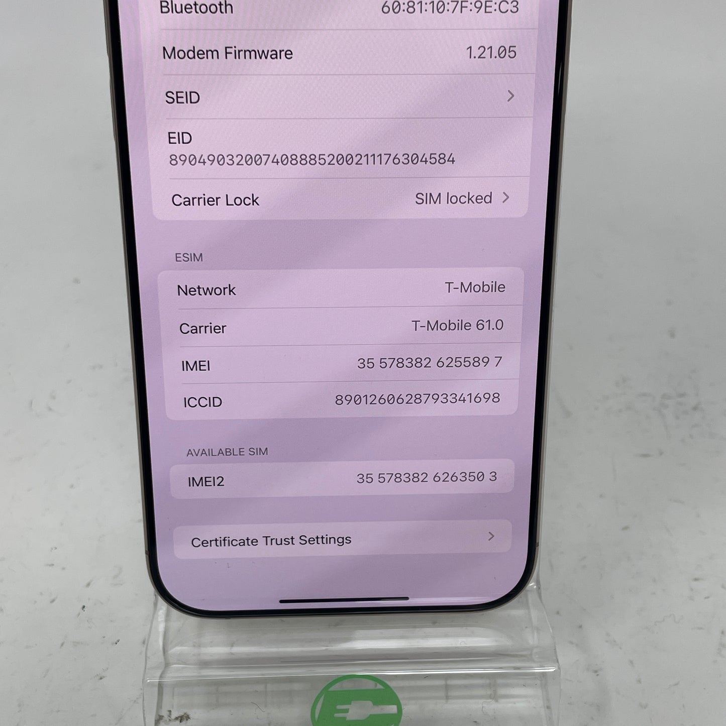 T-Mobile Apple iPhone 16 Pro Max 256GB Desert Titanium MYW53LL/A