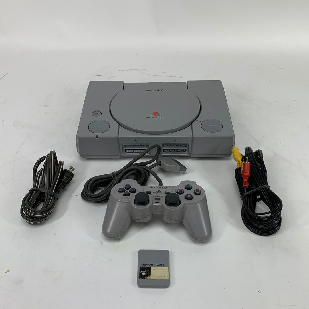 Sony PlayStation 1 PS1 Gray Console Gaming System SCPH-7001