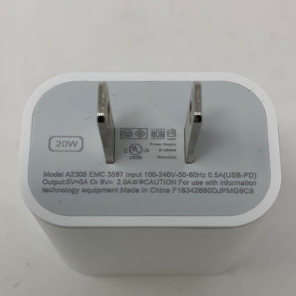 20W USB-C Power Adapter White A2305
