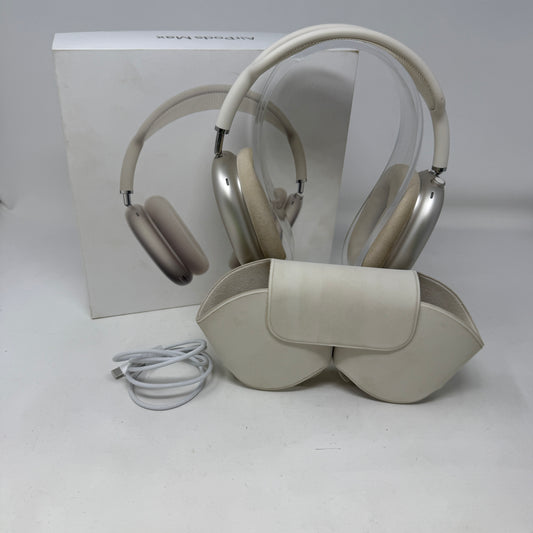 Apple AirPods Max Wireless Over-Ear Headphones Starlight MWW53AM/A