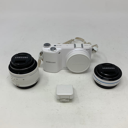 Samsung NX NX2000 20.3MP Digital Camera Kit- White