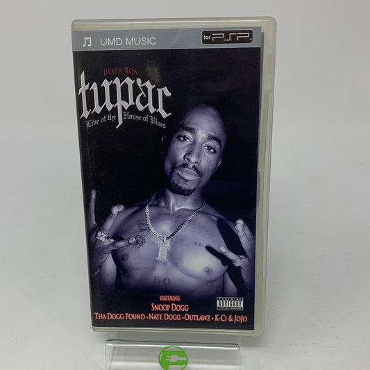 Tupac Live at the House of Blues  (Sony PlayStation Portable PSP,  2005)  PAL