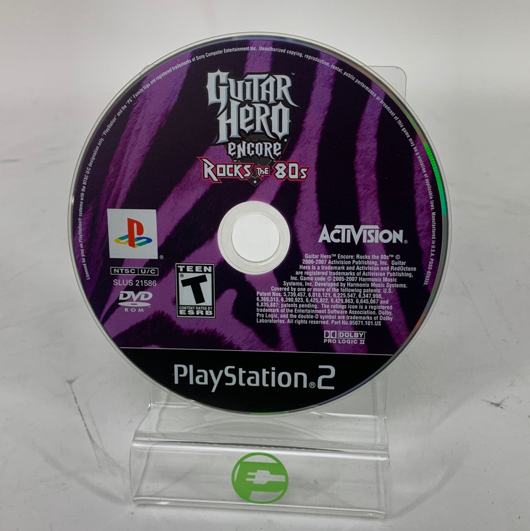 Guitar Hero Encore Rocks the 80's  (Sony PlayStation 2 PS2,  2007)