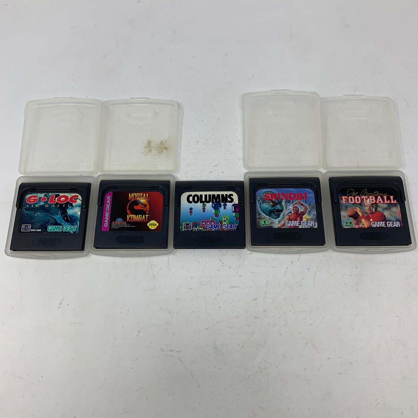 Lot of 5 Sega Game Gear Games