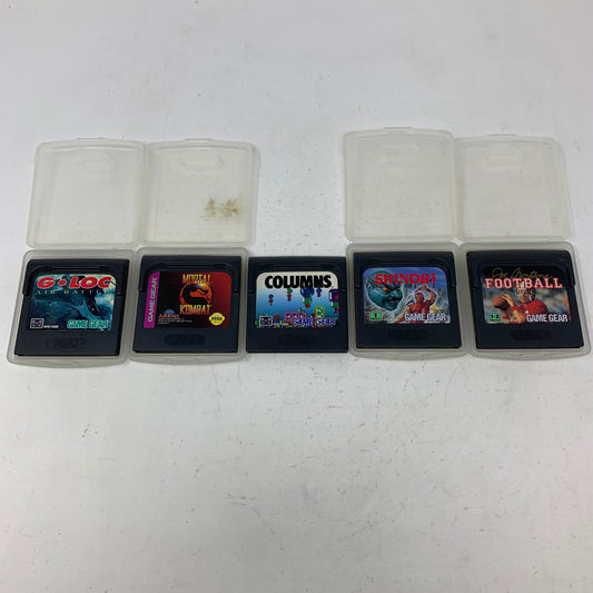 Lot of 5 Sega Game Gear Games