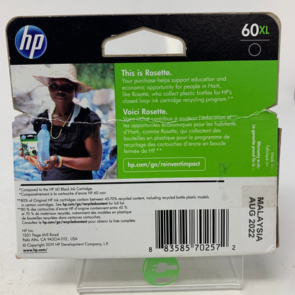 New HP 60XL HP 901 Black Ink Cartridge