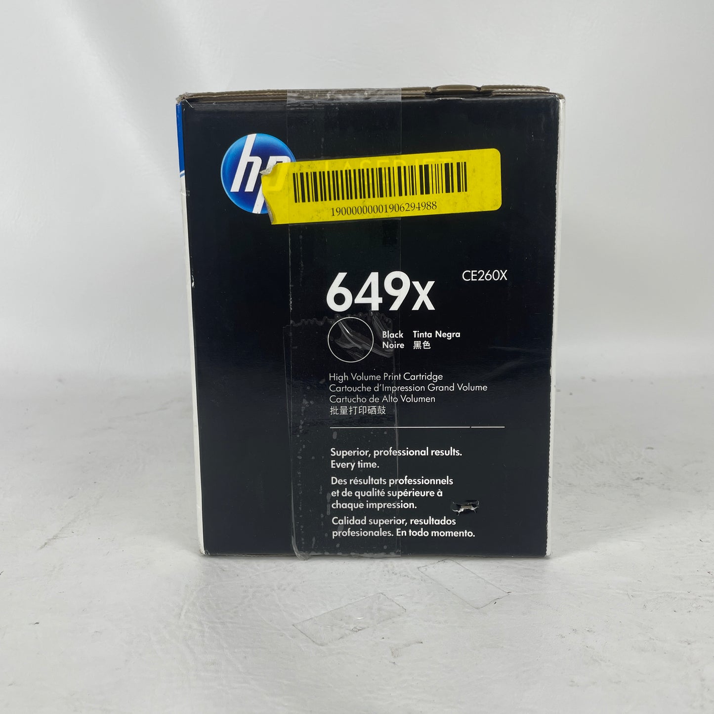 New HP 649X LaserJet Black/Tinta/Negra/Noire Printer Toner Cartridges 4 Pack CE260X