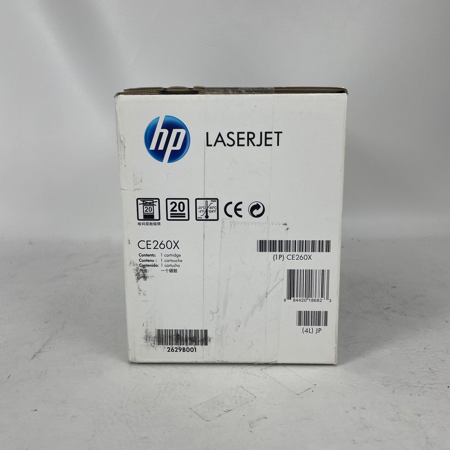 New HP 649X LaserJet Black/Tinta/Negra/Noire Printer Toner Cartridges 4 Pack CE260X