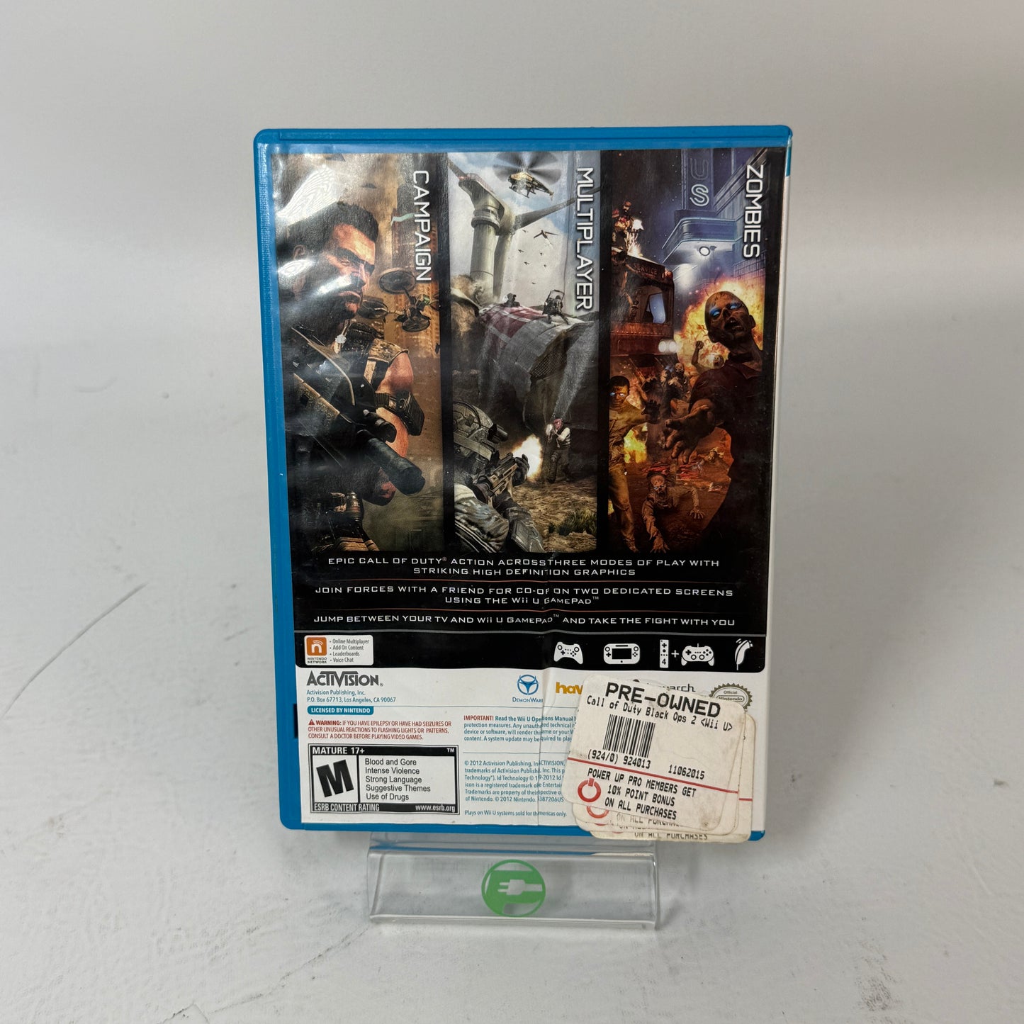 Call of Duty Black Ops II (Nintendo Wii U, 2012)