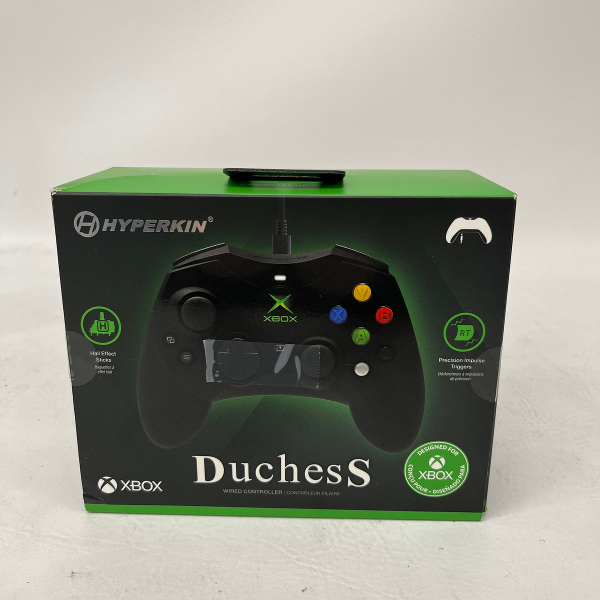 Hyperkin Duchess Black M01618-BK Controller For Original Xbox