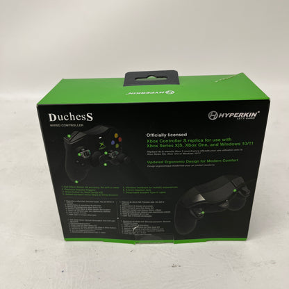 Hyperkin Duchess Black M01618-BK Controller For Original Xbox