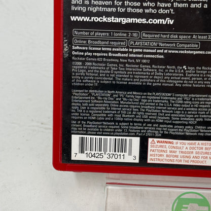Grand Theft Auto IV (Sony PlayStation 3 PS3, 2008)