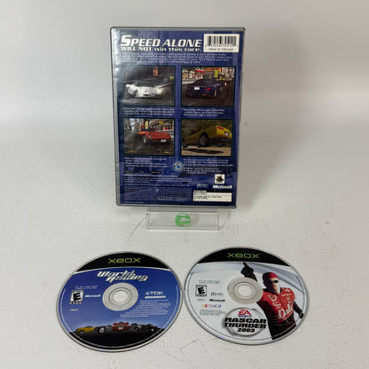 Lot of 3 Xbox Racing Games Project Gotham Racing World Racing NASCAR Thunder 