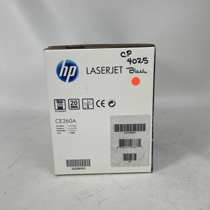 New HP LaserJet 647A Black Toner Cartridge CE260AG