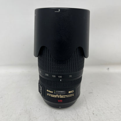 Nikon AF-S NIKKOR 70-300mm f/4.5-5.6 G ED Auto Lens F