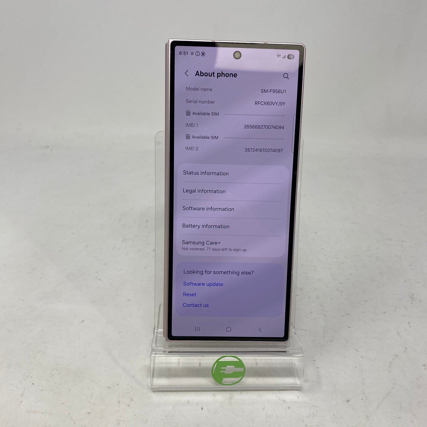 Unlocked Samsung Galaxy Z Fold6 12GB RAM 512GB SM-F956U1 Pink