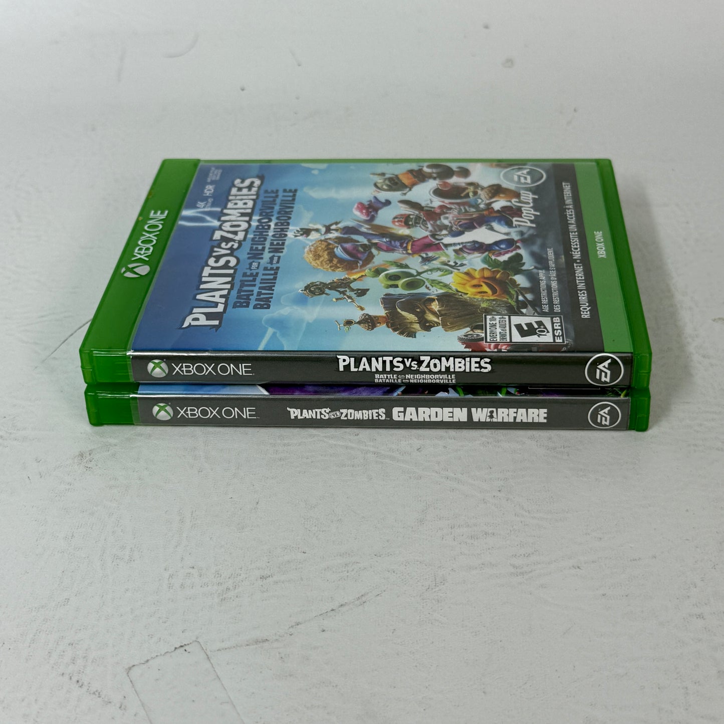 Lot of 2 Xbox One Games Plants vs Zombies Battle for Neighborville & Garden 