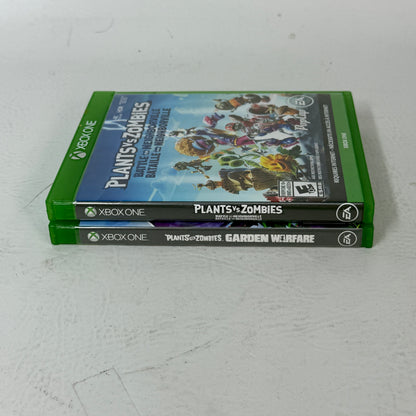 Lot of 2 Xbox One Games Plants vs Zombies Battle for Neighborville & Garden 