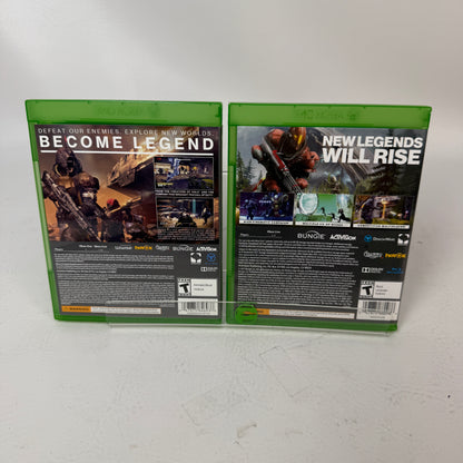 Lot of 2 Games Microsoft Xbox One Destiny, Destiny 2