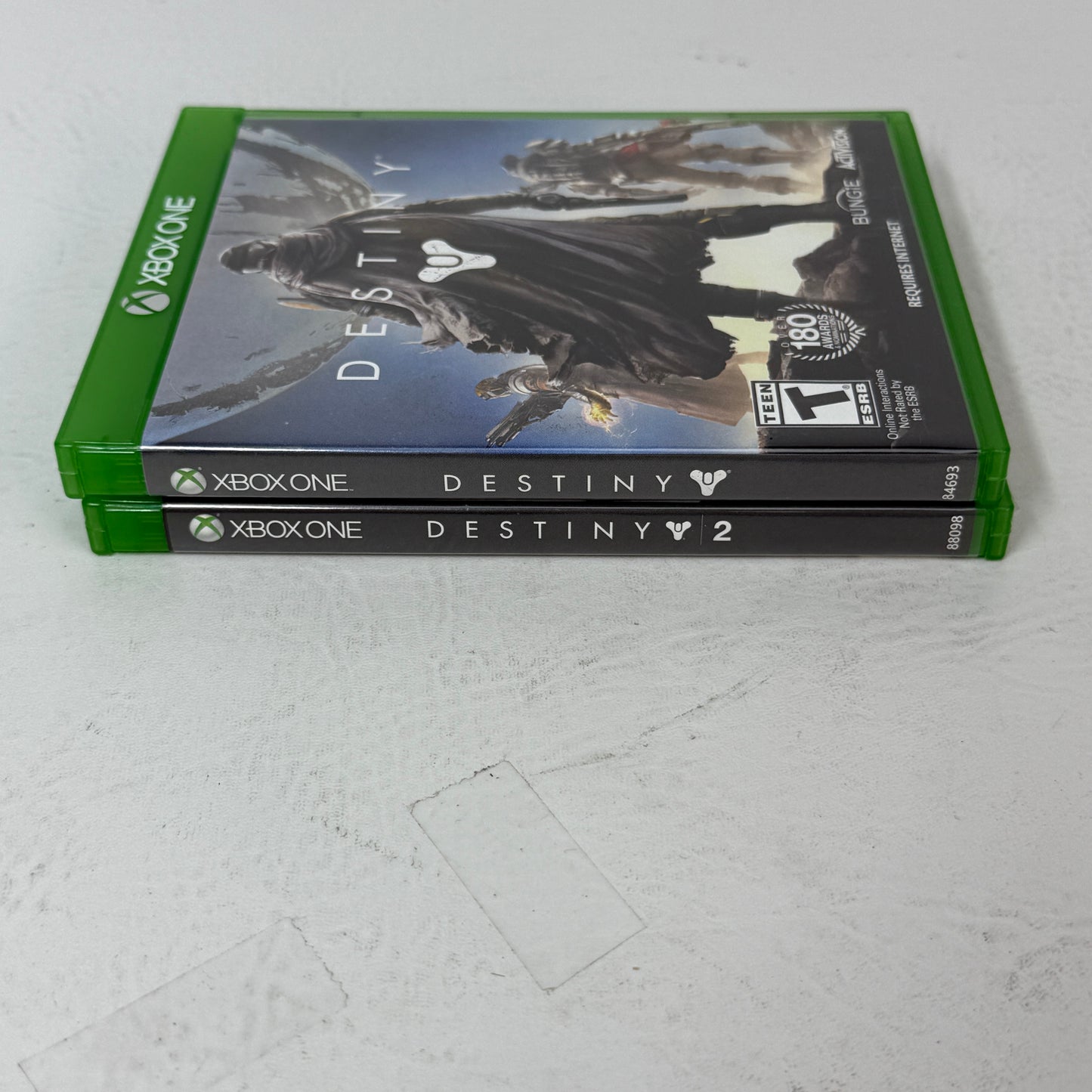 Lot of 2 Games Microsoft Xbox One Destiny, Destiny 2