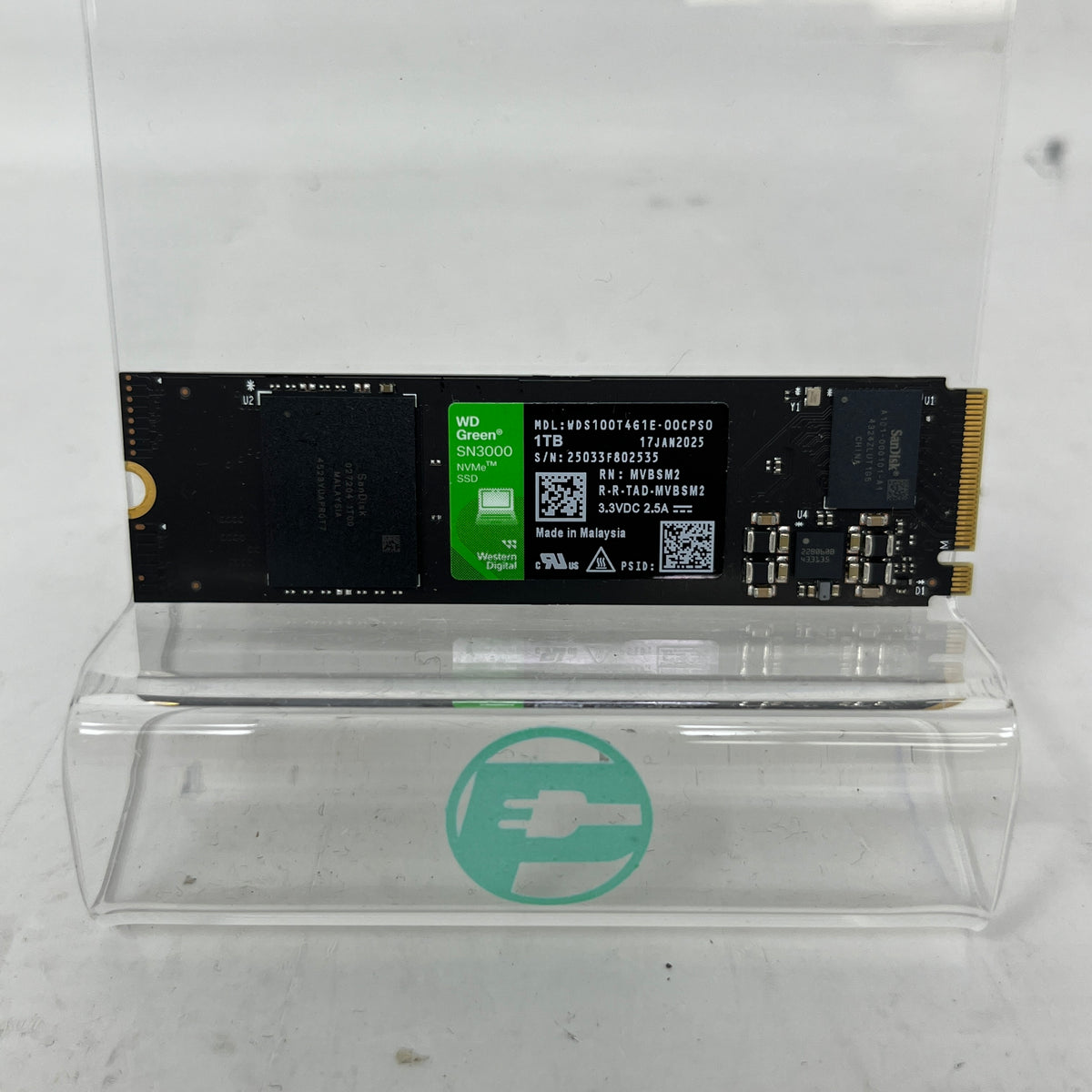Western Digital Green SN3000 M.2 2280 1TB PCIe 4.0 x4 (NVMe) SSD