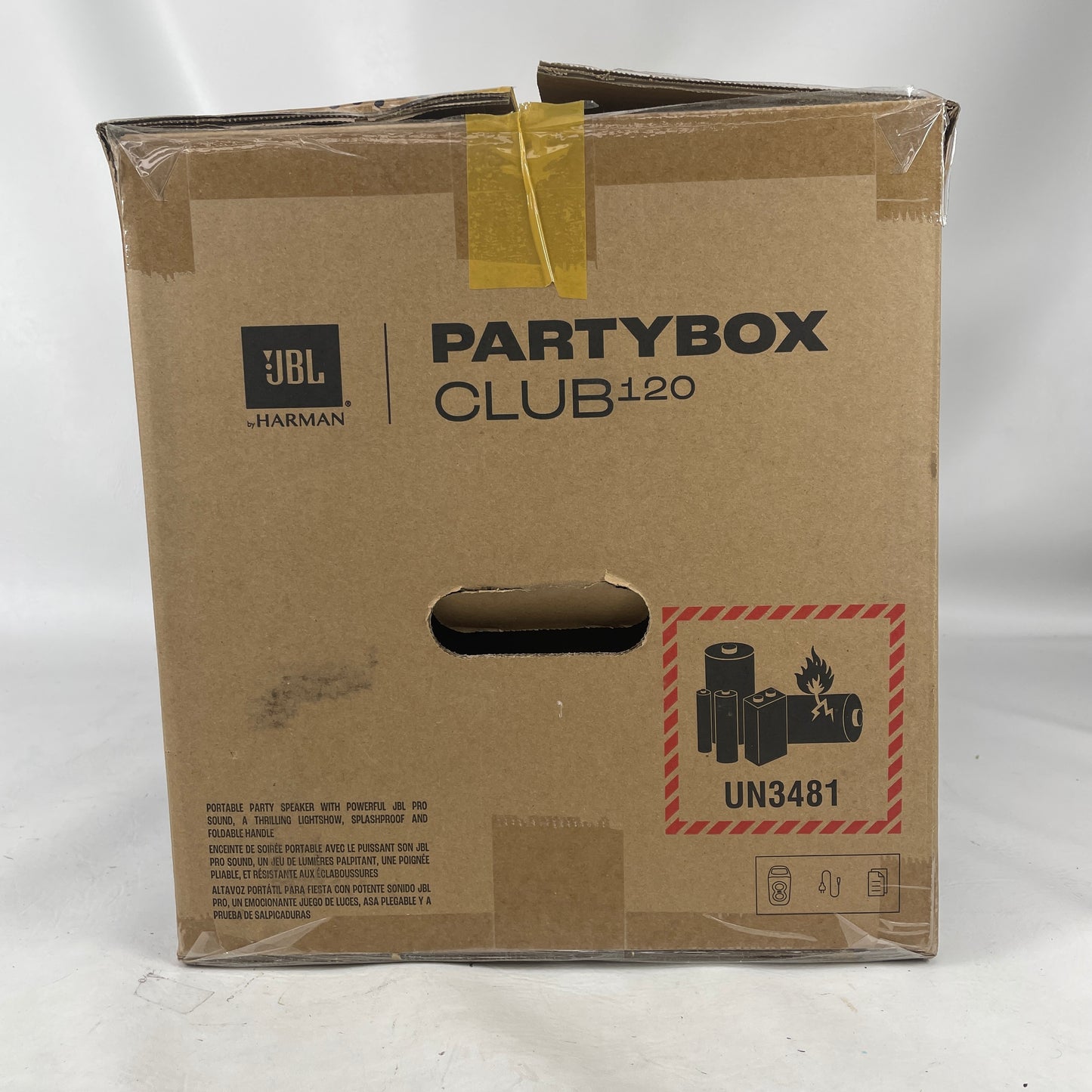 JBL PartyBox 120 Portable Wireless Bluetooth Speaker Black JBLPBCLUB120AM