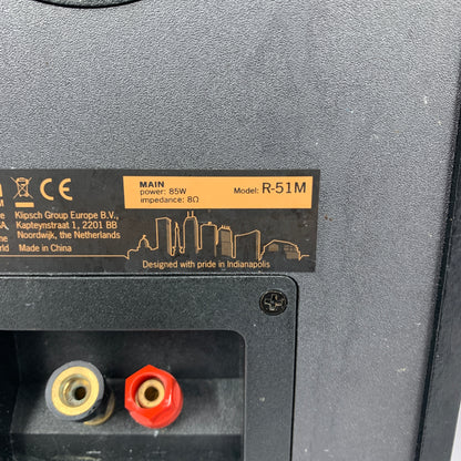 Klipsch R-51M Reference Bookshelf Speakers Black