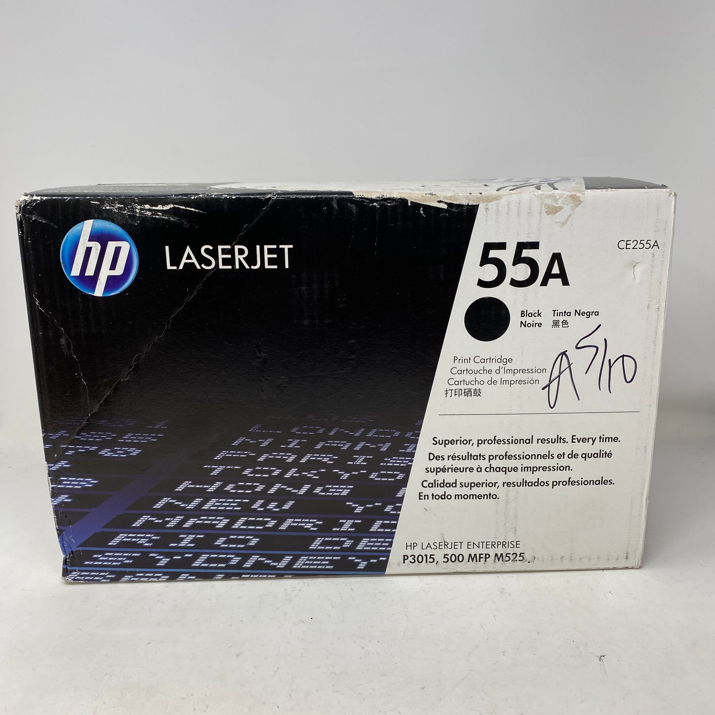 New HP 55A Black Original LaserJet Toner Cartridge 6000 Pages CE255A