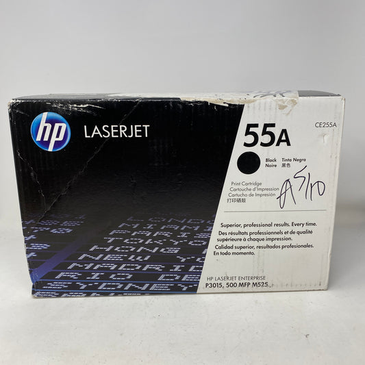 New HP 55A Black Original LaserJet Toner Cartridge 6000 Pages CE255A