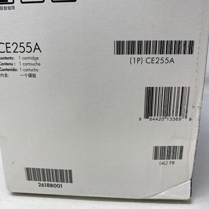 New HP 55A Black Original LaserJet Toner Cartridge 6000 Pages CE255A