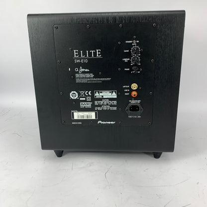 Pioneer SW-E10 Wired Powered Subwoofer Black