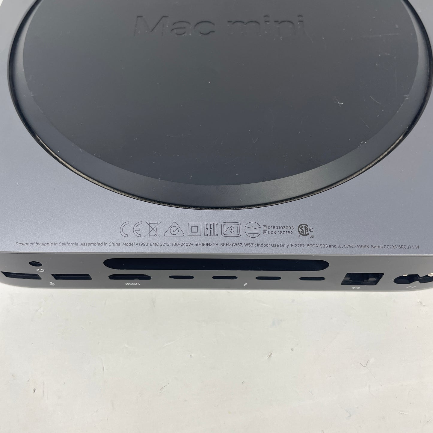 2018 Apple Mac Mini i3 3.6GHz 8GB RAM 128GB SSD Space Gray A1993