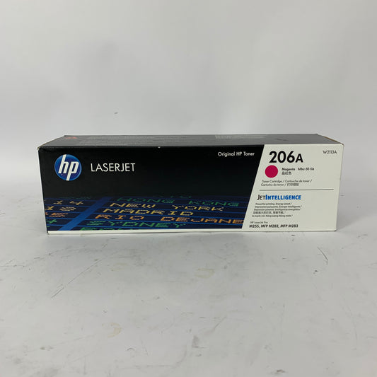 New HP Laser Jet 206A Magenta Toner Cartridge Genuine W2113A
