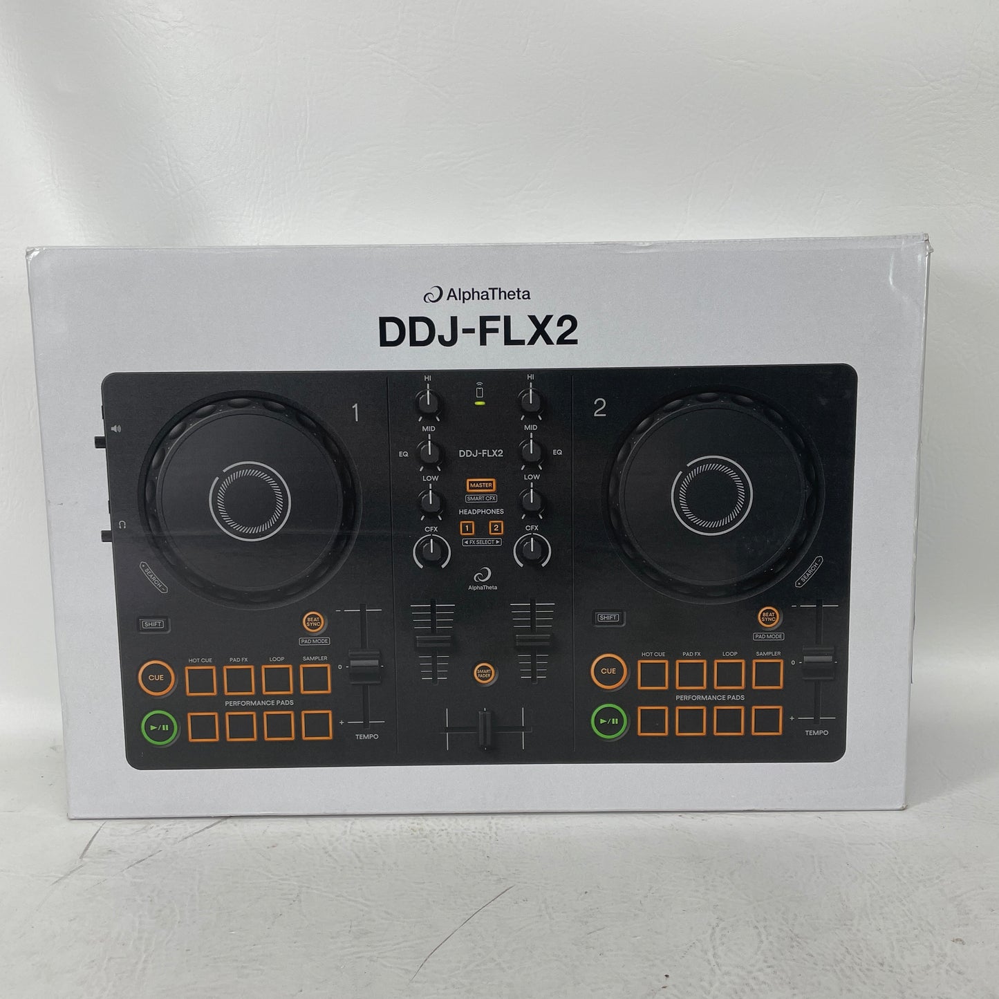 Pioneer Alpha Theta DDJ-FLX2 Compact 2-Channel DJ Controller