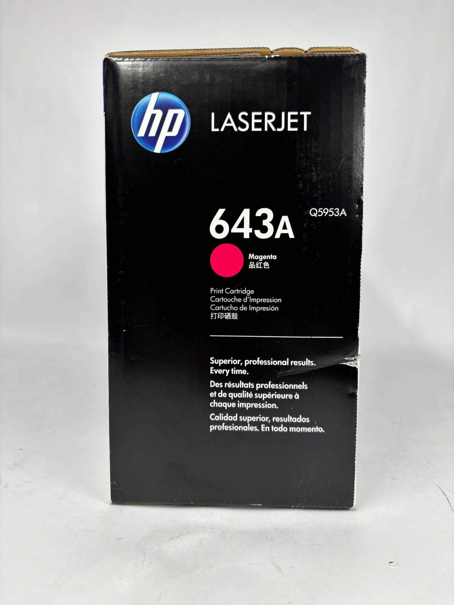New HP 643A Magenta Original LaserJet Toner Cartridge 10,000 Pages Q5953A