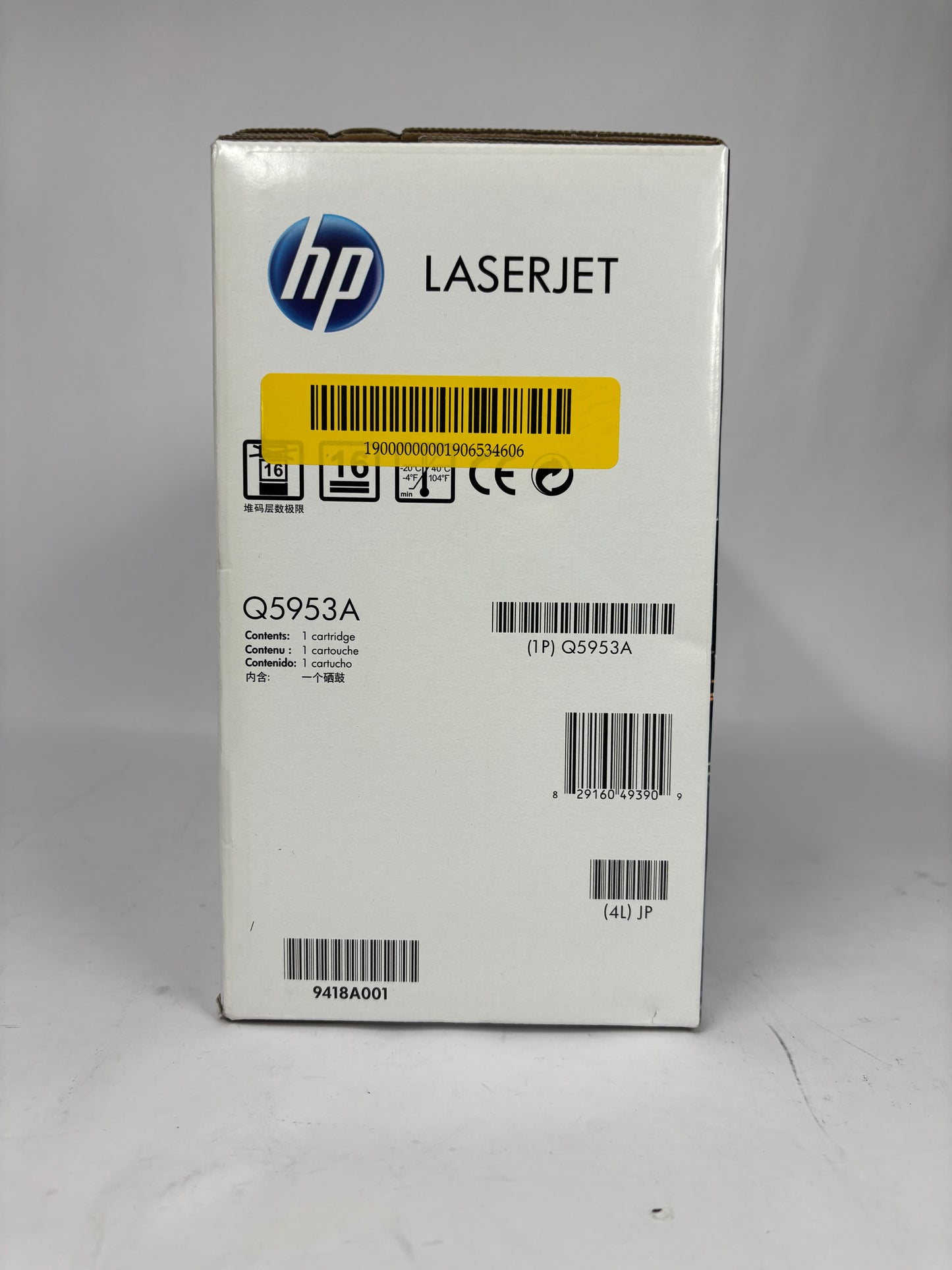 New HP 643A Magenta Original LaserJet Toner Cartridge 10,000 Pages Q5953A