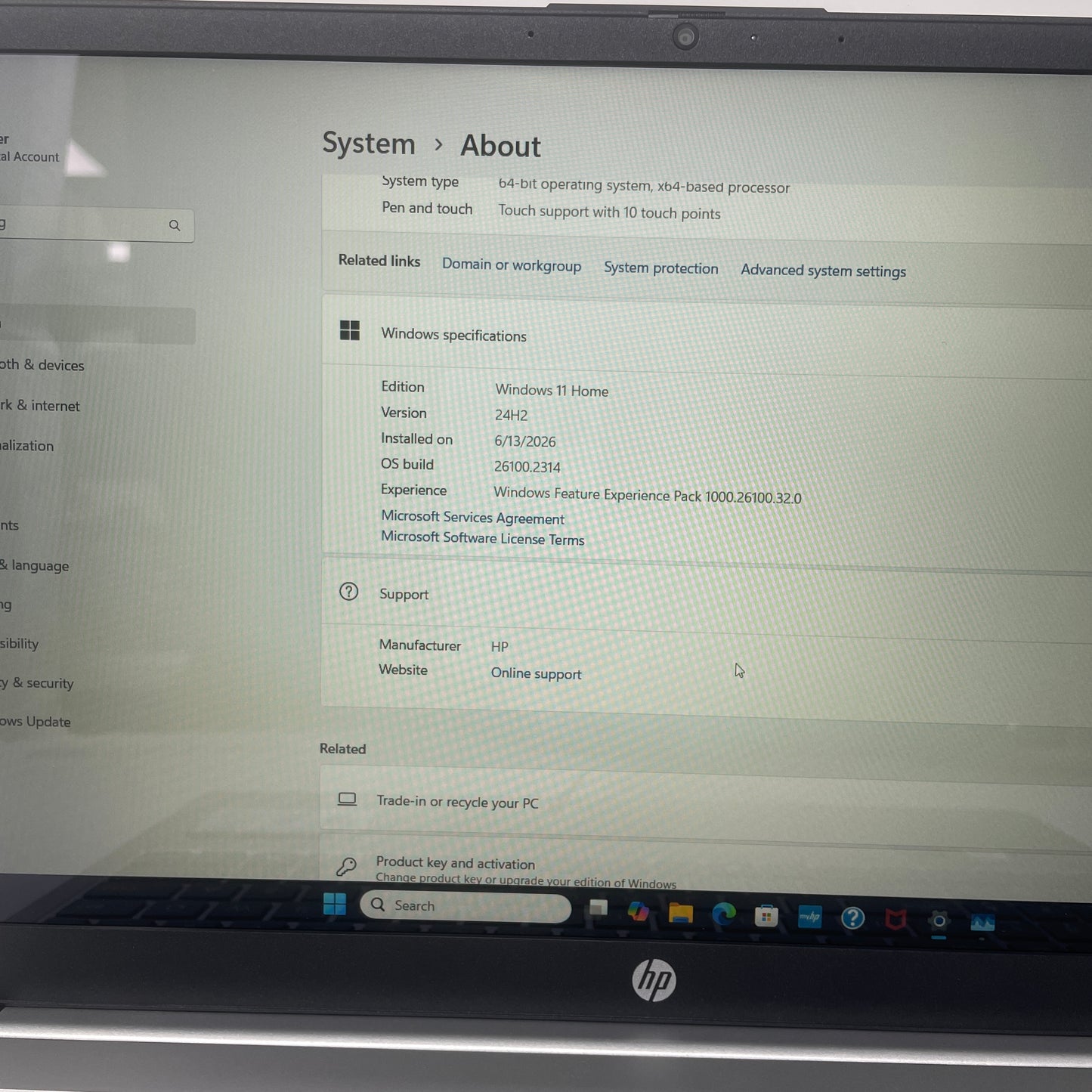 HP Laptop 15-FD0127DX 15.6" i7-1355U 1.7GHz 16GB RAM 500GB SSD