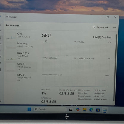 HP EliteBook 840 G11 16" Core Ultra 7 155U 1.7GHz 16GB RAM 512GB SSD