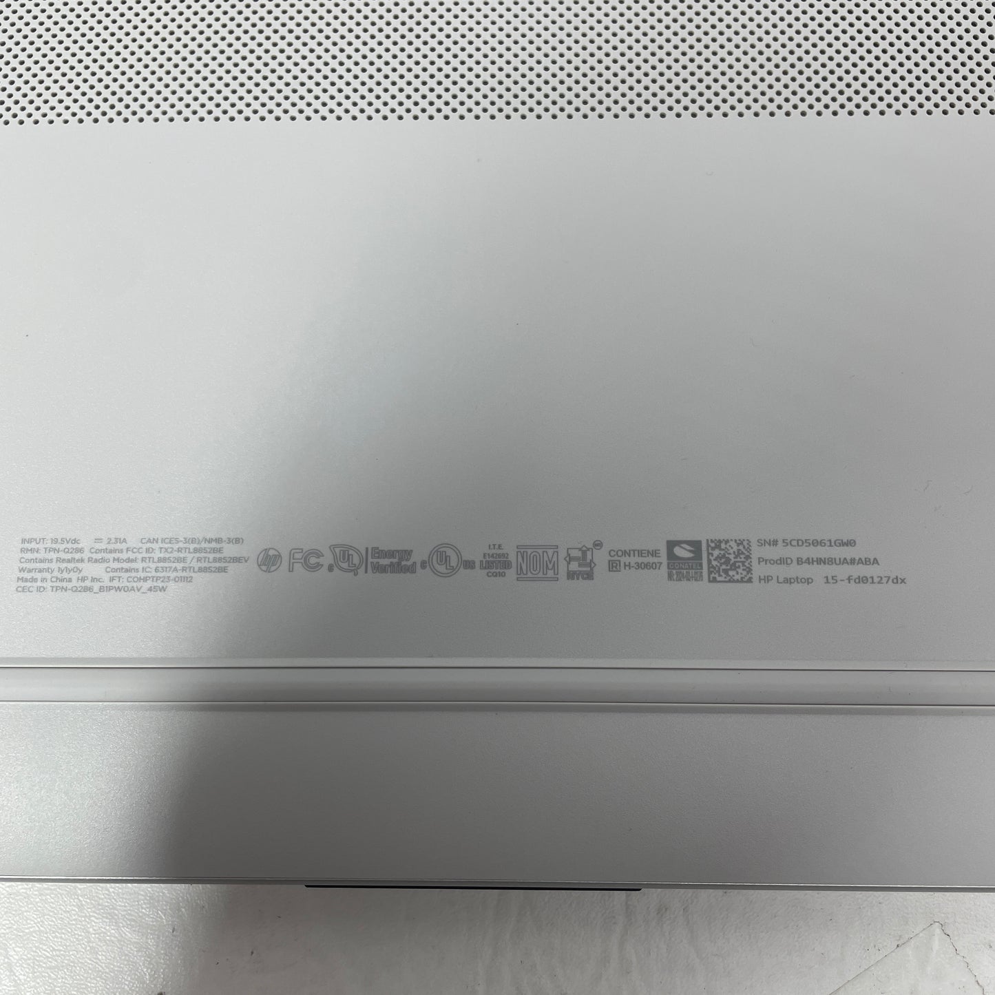 HP Laptop 15-FD0127DX 15.6" i7-1355U 1.7GHz 16GB RAM 500GB SSD