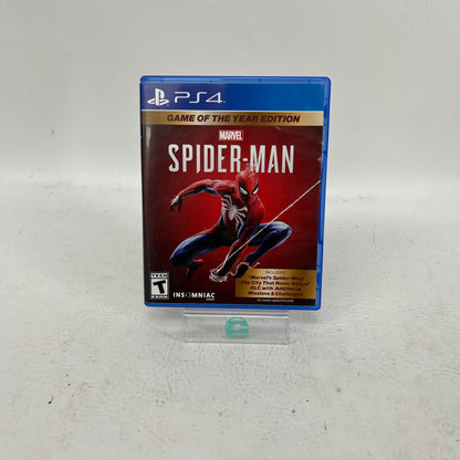 Marvel Spiderman [Game of the Year] (Sony PlayStation 4 PS4, 2019)