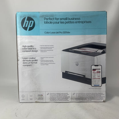 New HP LaserJet Pro Wireless Color Laser Printer White 3201DW