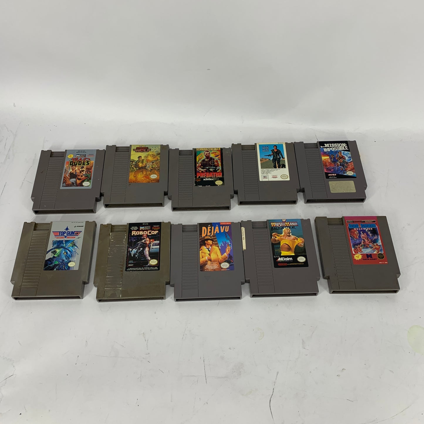 Lot of 10 Nintendo NESGames