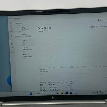 HP EliteBook 840 G11 14" Core Ultra 7 155U 1.7GHz 16GB RAM 512GB SSD