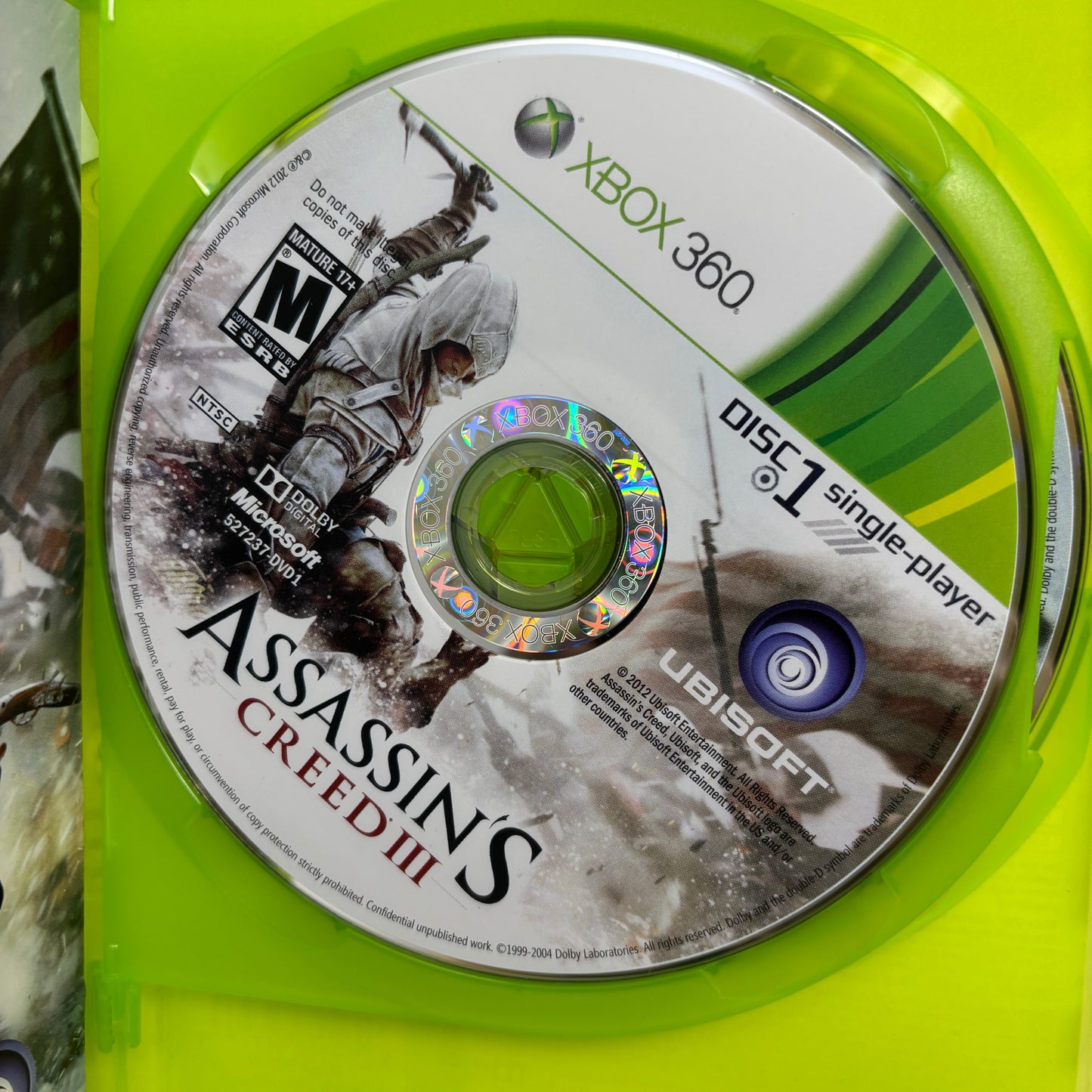 Assassin's Creed III (Microsoft Xbox 360, 2012)