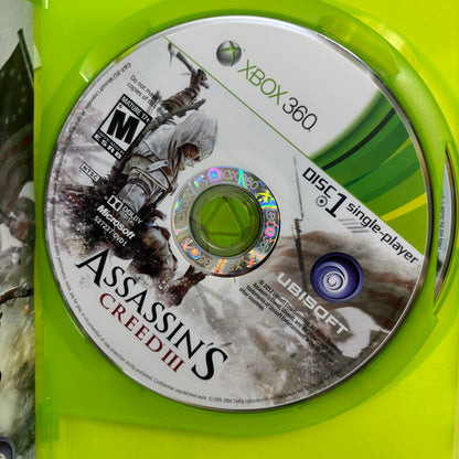 Assassin's Creed III (Microsoft Xbox 360, 2012)